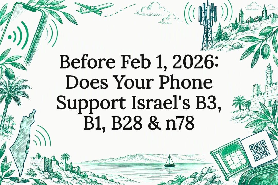 Before Feb 1, 2026: Does Your Phone Support Israel's B3, B1, B28 & n78