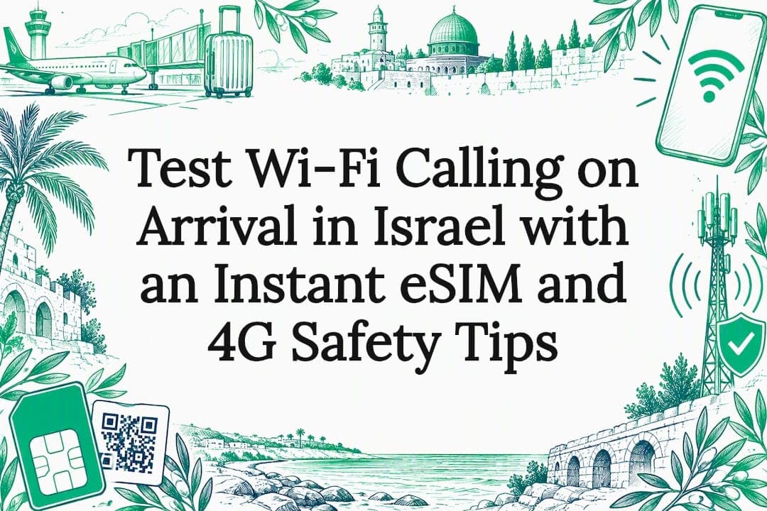 Test Wi‑Fi Calling on Arrival in Israel with an Instant eSIM and 4G Safety Tips