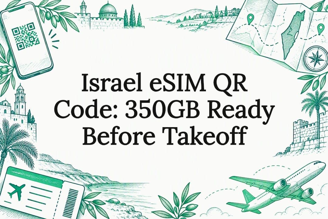 Israel eSIM QR Code: 350GB Ready Before Takeoff