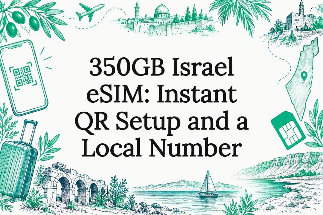 350GB Israel eSIM: Instant QR Setup and a Local Number