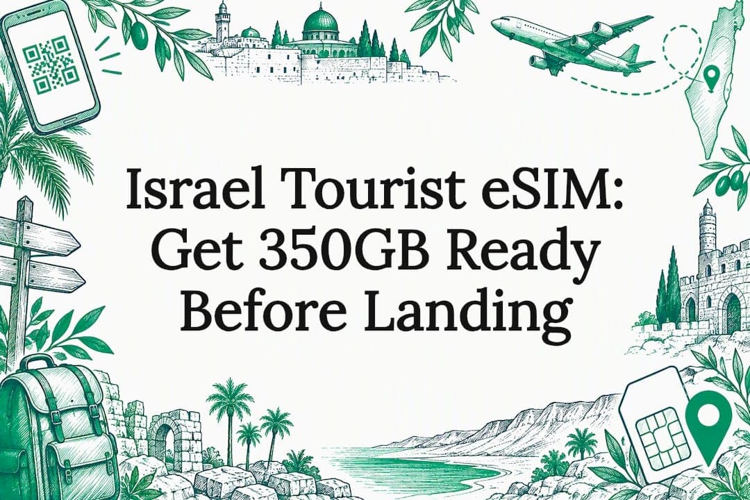 Israel Tourist eSIM: Get 350GB Ready Before Landing