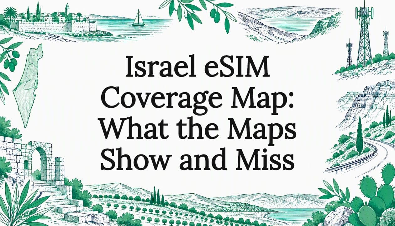 Israel eSIM Coverage Map: What the Maps Show and Miss